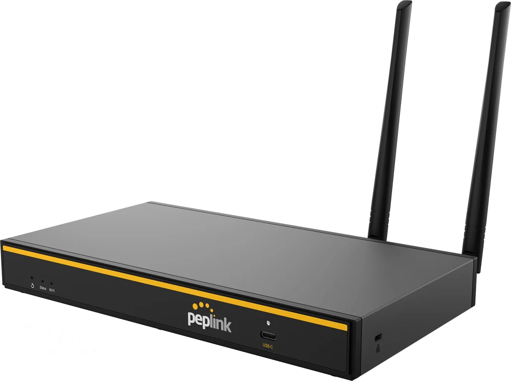 Peplink 5G router used for Ez-Connect